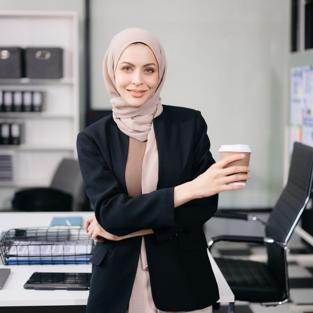 female entrepreneur looking at the camera while st fqvy956.jpg